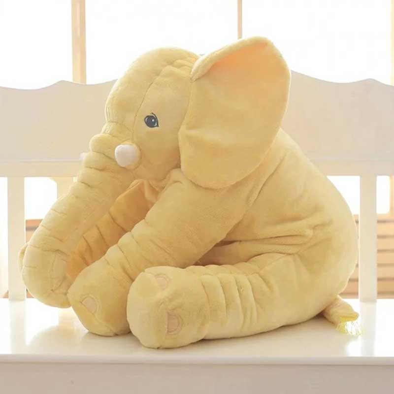 Peluche Elephant XXL Coloris Jaune