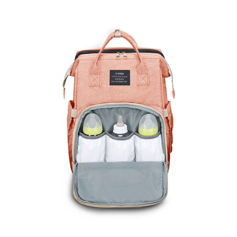 Sac a dos a langer lit - Coloris Rose Saumon