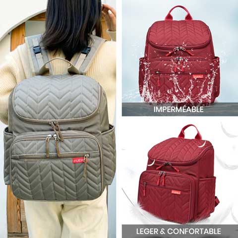 sac a dos a langer maternite impermeable