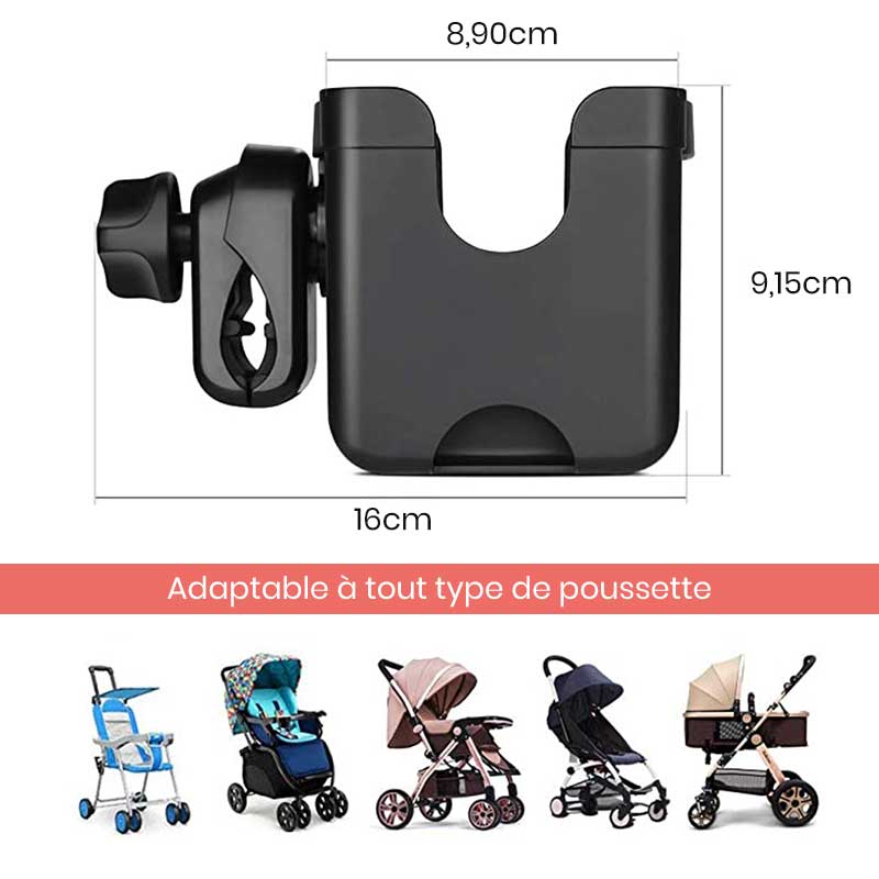 Porte Biberon & Telephone 2en1