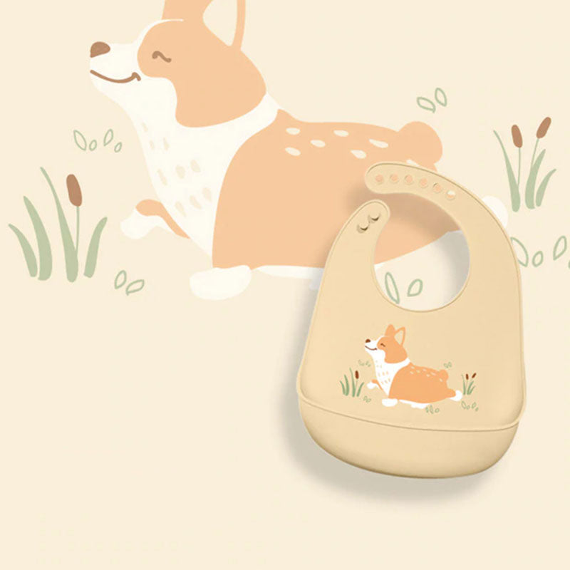 Bavoir en Silicone pour Bambin - Facile à nettoyer