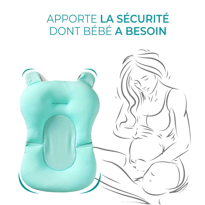 Baby Bath Support Coussin de baignoire pour nouveau-né 0-6-12 mois