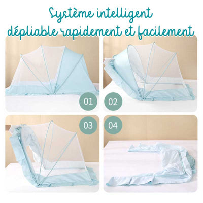 Moustiquaire portable pliable lit bébé - 0 à 3ans
