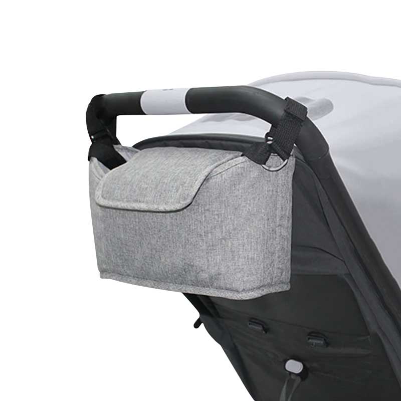 Organisateur De Poussette Anti-dérapant - Pochette Transparente Tactile étanche - Avec Porte-gobelet - Pour Rangement En Voyage