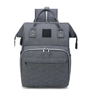 sac a langer a dos gris