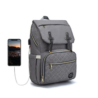 sac a langer a dos connecte USB