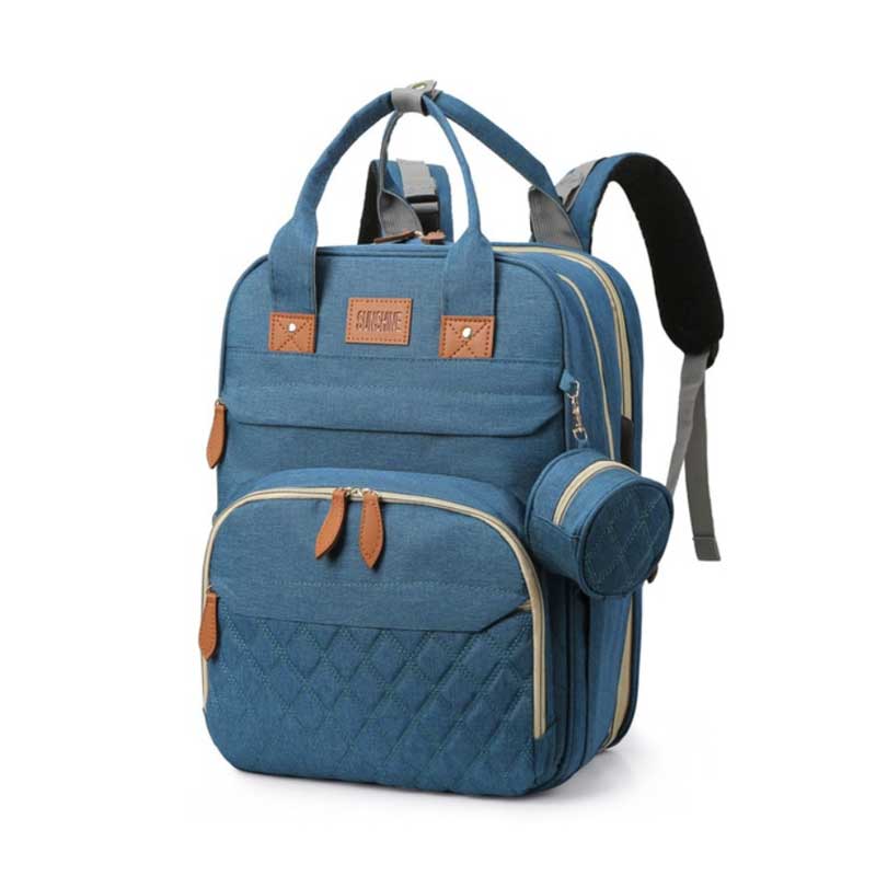 Sac a langer lit nomade bleu