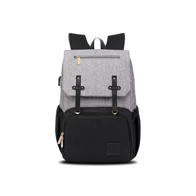 Sac à dos à langer avec chauffe biberon USB