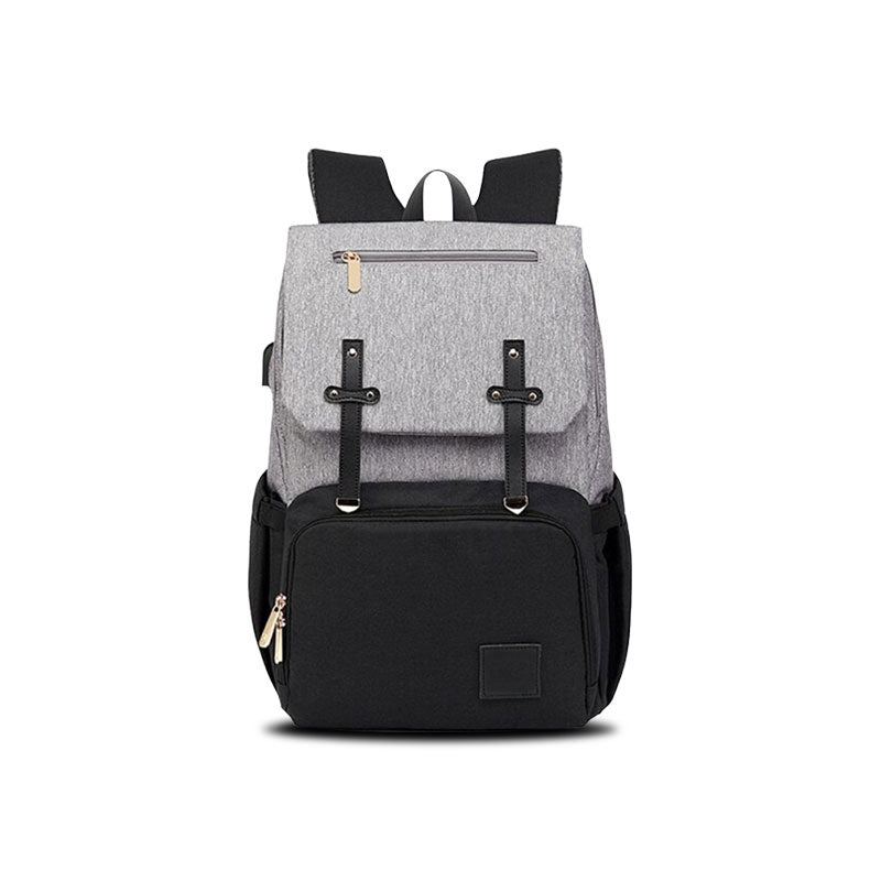 Sac à dos à langer avec chauffe biberon USB