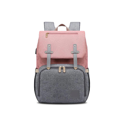 Sac à dos à langer avec chauffe biberon USB