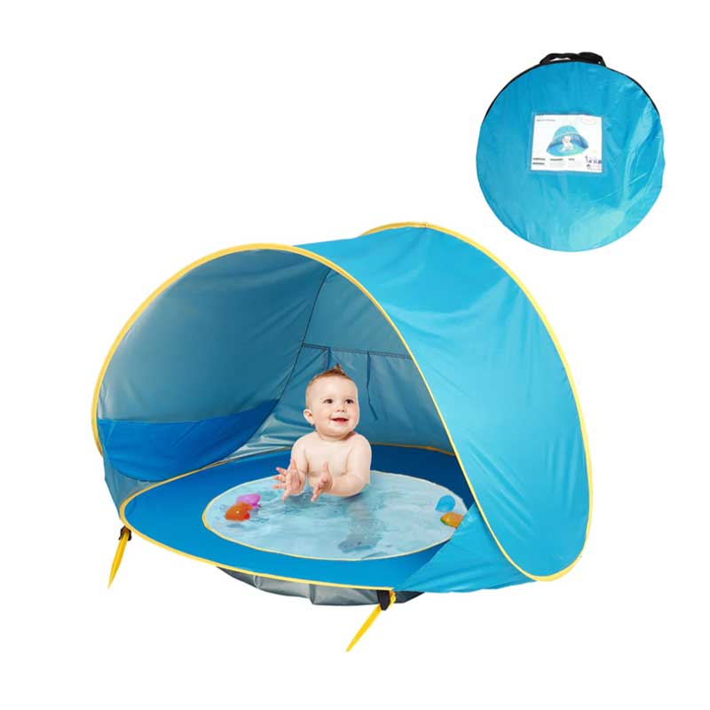 Tente de plage pour bébé - protection UV solaire