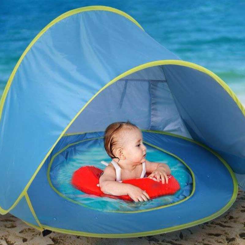 Tente de plage pour bébé - protection UV solaire