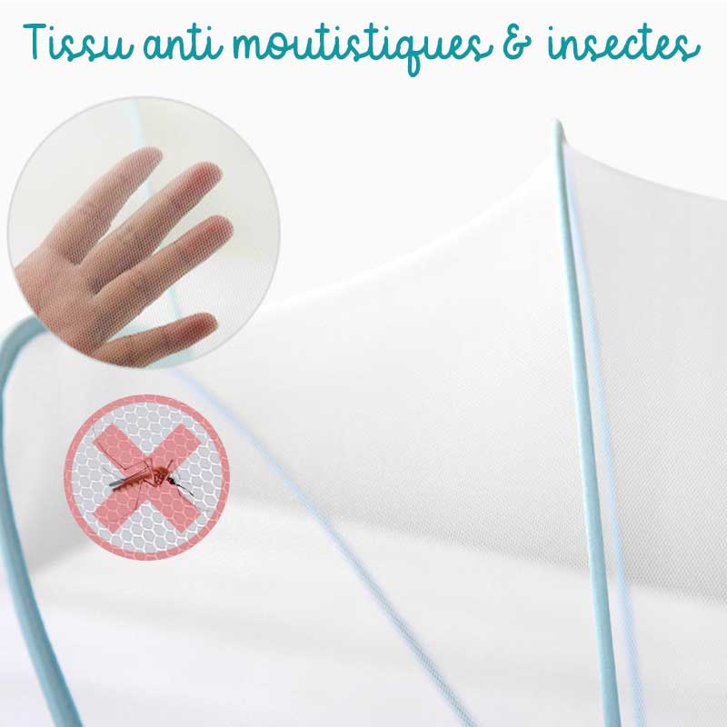 Moustiquaire portable pliable lit bébé - 0 à 3ans
